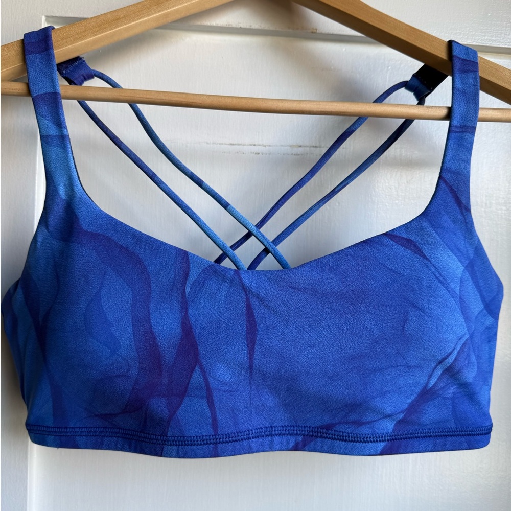 lululemon athletica Blue/Purple Strappy Sports Bra